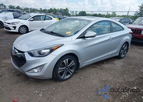 2014 Hyundai Elantra Gs/Se z USA, uszkodzony, nr VIN KMHDH6AH3EU023995